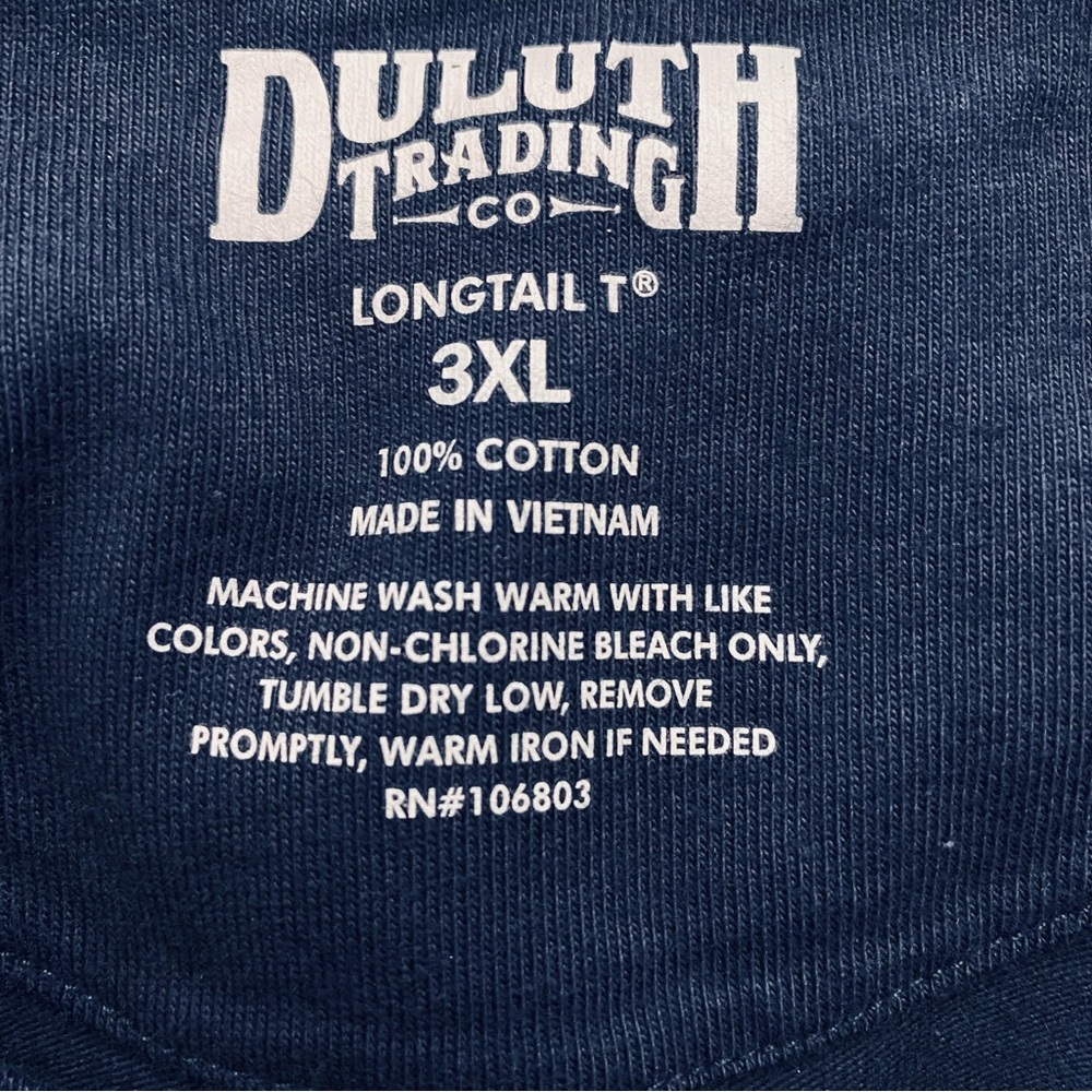 MENS DULUTH TRADING CO. LONGTAIL Sweatshirt NWOT 3XL - Picture 3 of 3